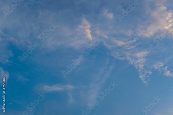 Obraz blue sky with white cloud