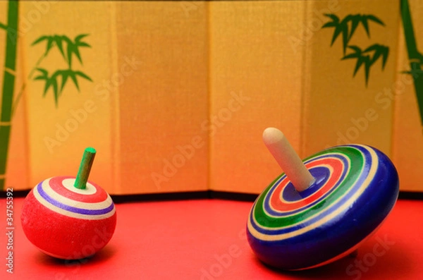 Obraz 和ごま　金屏風