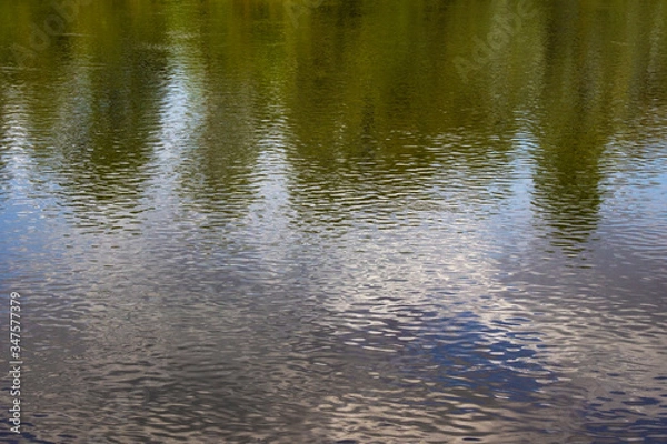 Fototapeta 
Beautiful water surface with a fast flow