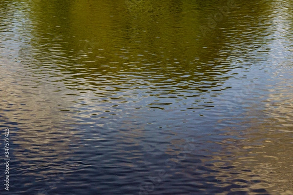 Fototapeta 
Beautiful water surface with a fast flow
