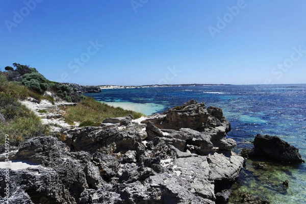 Fototapeta Ocean view from the shore