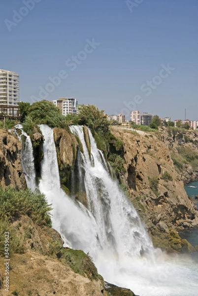 Obraz Düden lower waterfalls at Antalya, Turkey