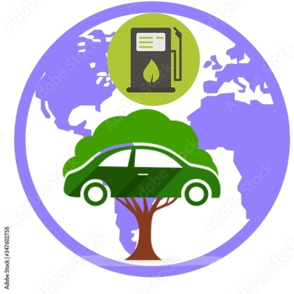 Obraz train in the forest