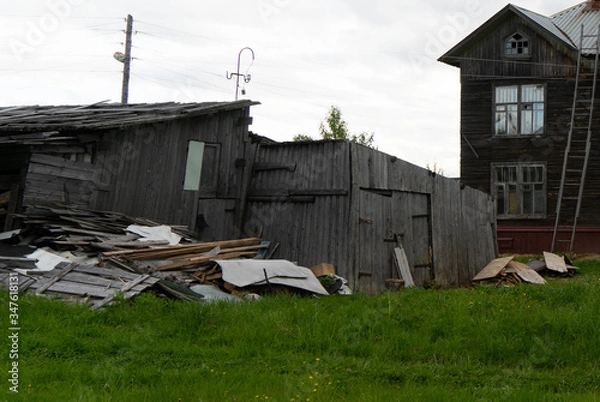 Obraz old abandoned house