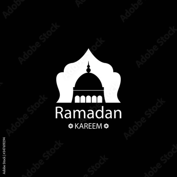 Obraz Ramadan logo template vector icon design