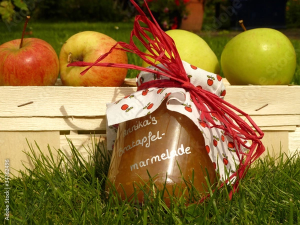 Fototapeta Apfelernte