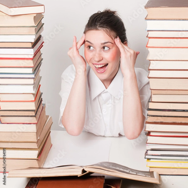 Obraz Headache student