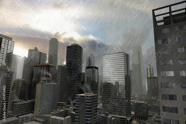 Obraz imaginary city 14