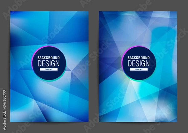 Obraz 背景デザイン/青