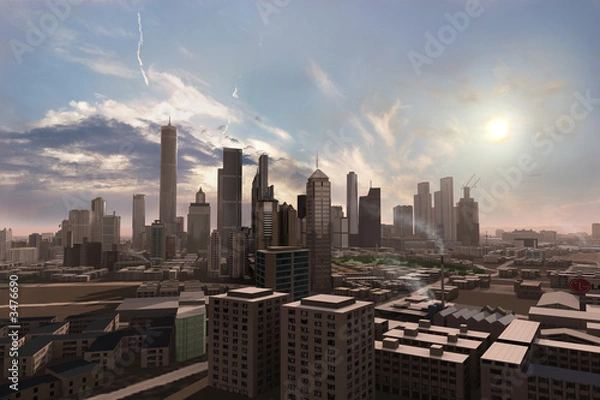 Obraz imaginary city 1