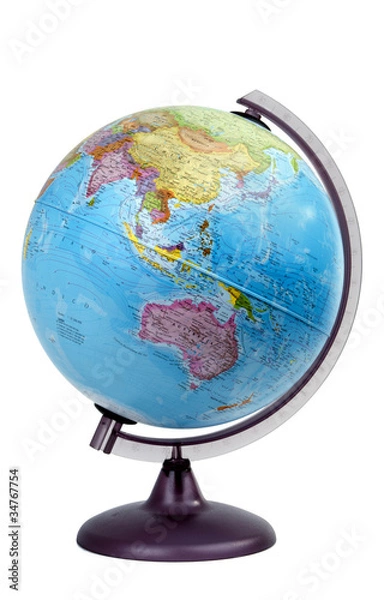 Obraz globe asia oceanis