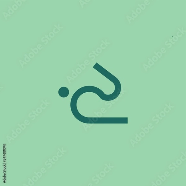 Fototapeta Premium rabbit logo design