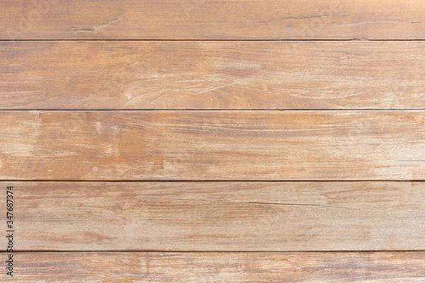 Fototapeta wood background texture for design floor panel siding and fence, pine natural plank wall or wooden board pattern woodwork
