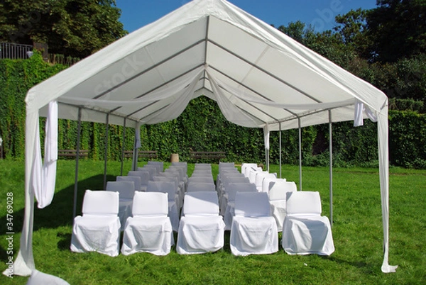 Fototapeta Partyzelt