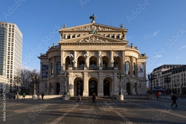 Obraz Frankfurt city architecture