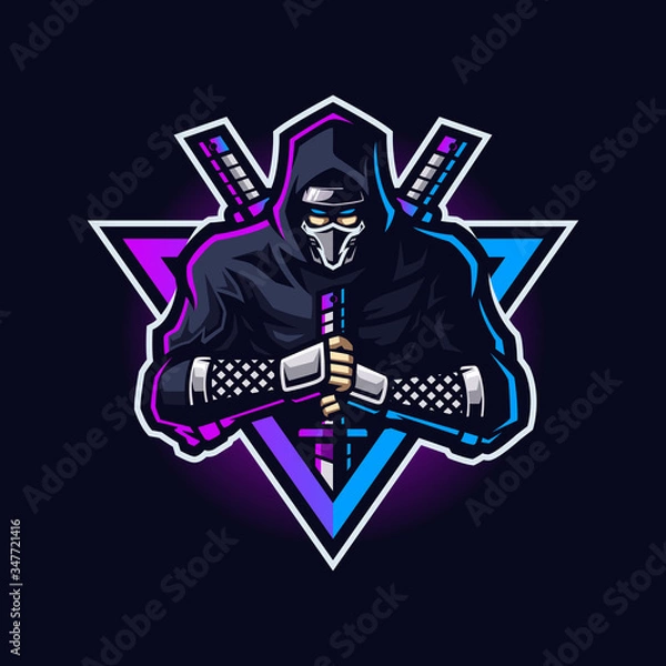 Obraz Ninja Gaming Logo