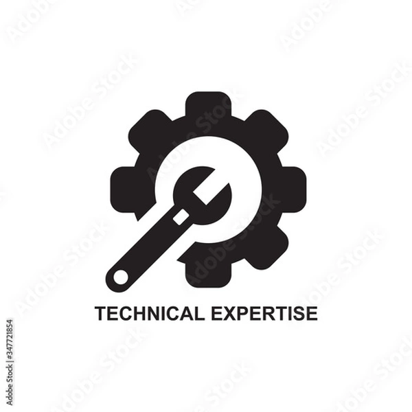 Fototapeta TECHNICAL EXPERTISE ICON , DEVELOPMENT SETTING ICON