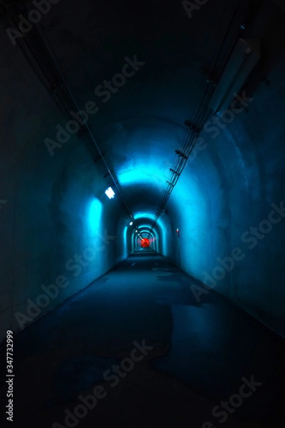 Obraz 薄暗いトンネル