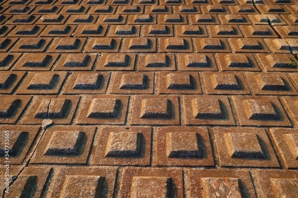 Obraz チョコレートのような壁