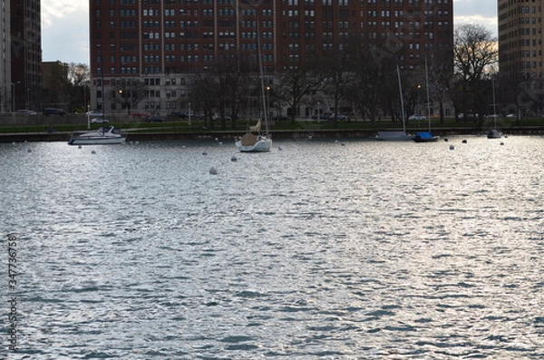 Obraz boat on the river