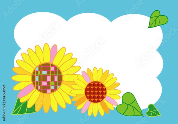 Obraz ひまわりカード