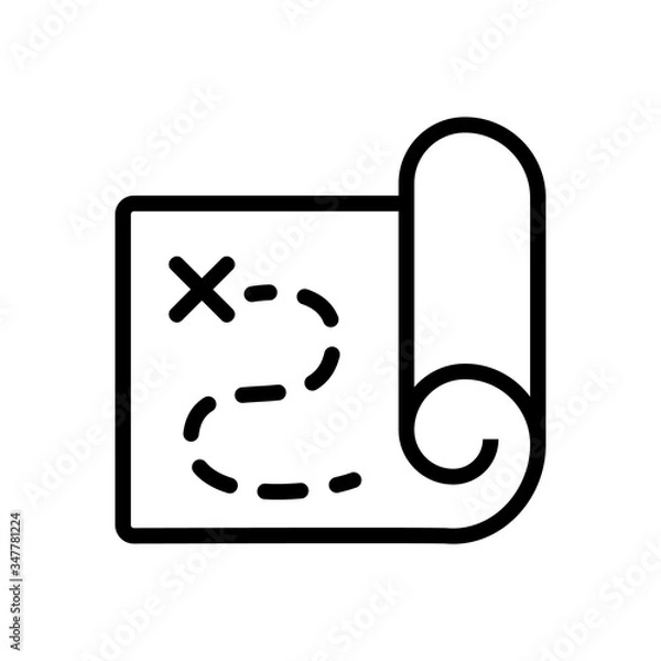 Fototapeta minimized card in scroll icon vector. minimized card in scroll sign. isolated contour symbol illustration