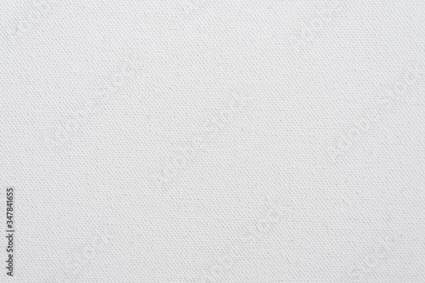 Obraz White canvas texture background. Close-up.