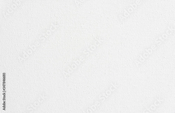 Fototapeta White canvas texture background. Close-up.