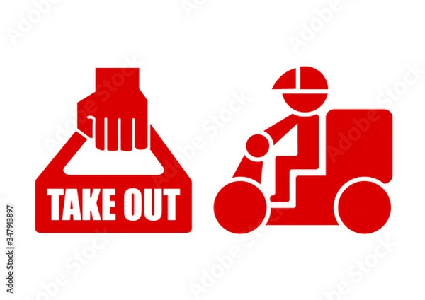 Obraz テイクアウトデリバリーアイコン1

