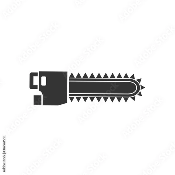 Fototapeta chainsaw icon vector illustration design