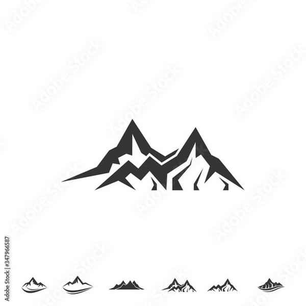 Obraz mountain icon vector illustration design