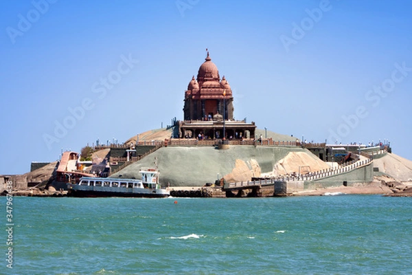 Obraz Vivekananda Rock Memorial, Kanyakumari, India..