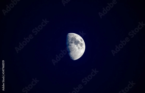 Fototapeta full moon over black