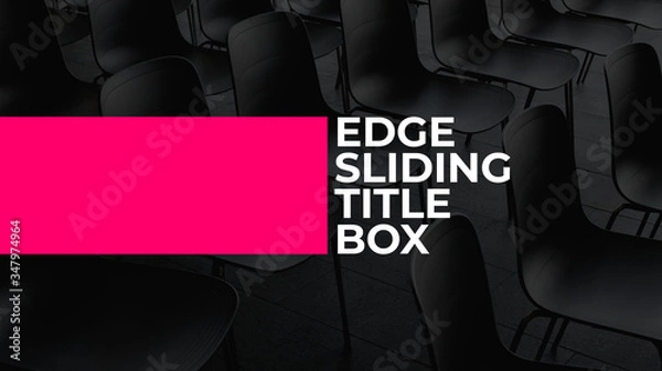 Obraz Edge Sliding Title Box