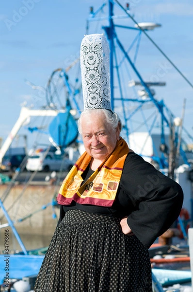 Obraz bigoudenne sur le port