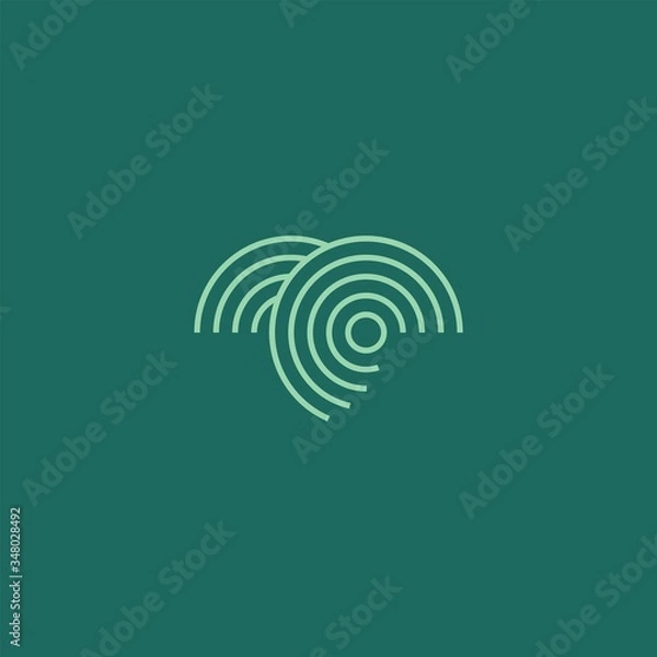 Obraz Premium tree logo design