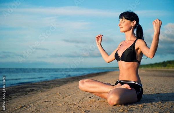 Fototapeta Yoga outside