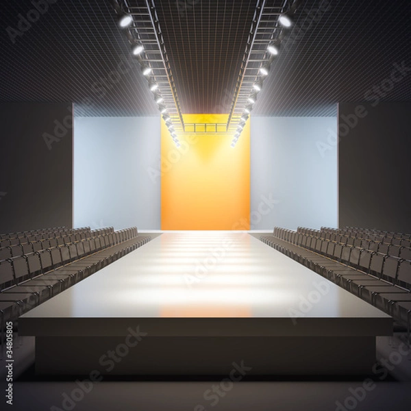 Obraz Modne puste pas startowy.