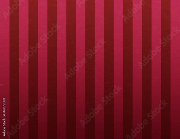 Obraz Circus or carnival template of vertical stripes stock banner. Old texture retro cinema or theatre curtains sign. Background vector poster. Decorative background for posters, flyers, social media.