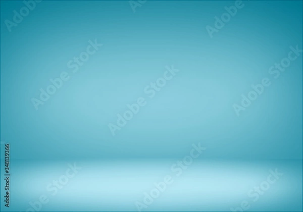 Fototapeta Abstract light blue white gradient background.concept for your graphic design poster banner and backdrop.