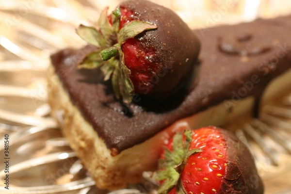 Obraz chocolate cheesecake