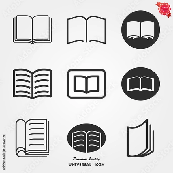 Fototapeta Magazine icon vector illustration - magazine and newspaper symbol