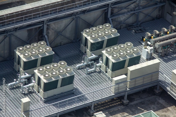 Obraz 屋上の室外機