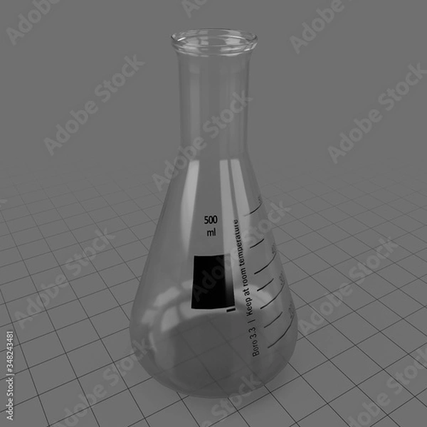 Obraz Laboratoryjna kolba Erlenmeyera