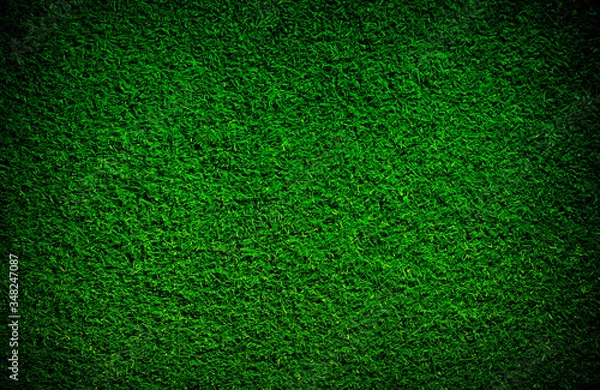 Fototapeta Artificial green grass background ,macro