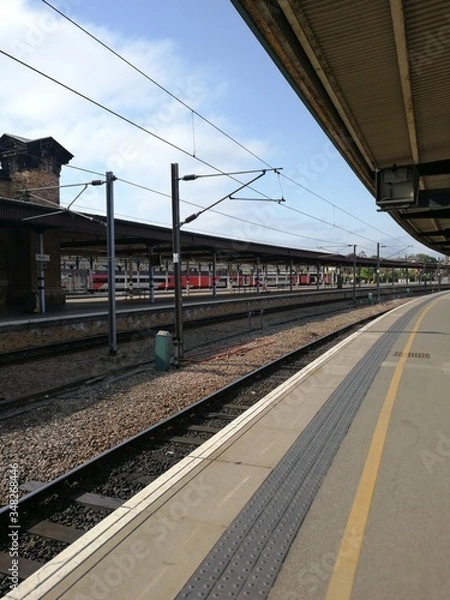 Fototapeta Train station