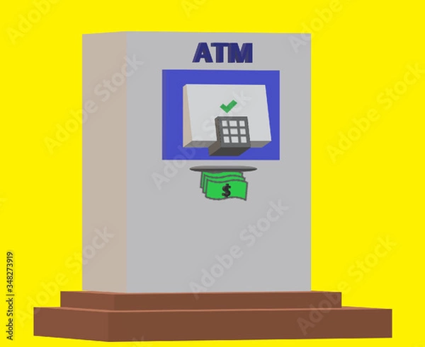 Fototapeta ATM machine