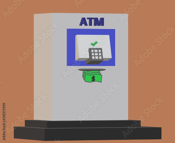 Fototapeta ATM machine