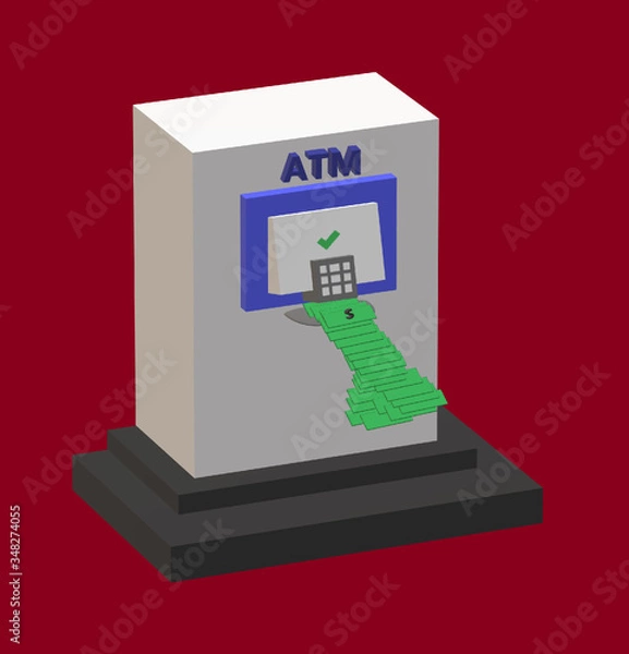 Fototapeta ATM machine