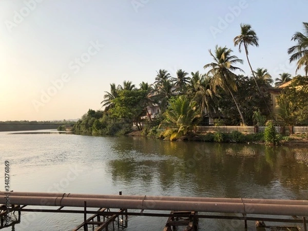 Obraz Waterway in Goa
